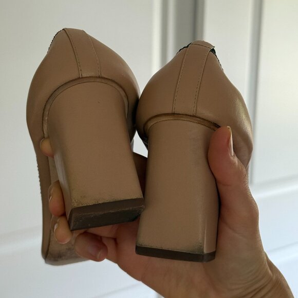 Tory Burch Jolie Pump Two-Tone Leather Sz 7 - Picture 7 of 7